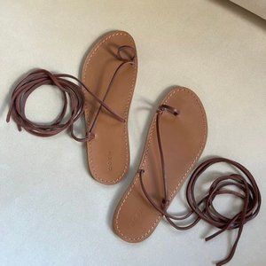 Dôen Size 9 Toscana Wrap Sandals
